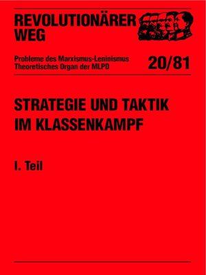 cover image of Revolutionärer Weg 20--Strategie und Taktik im Klassenkampf I. Teil